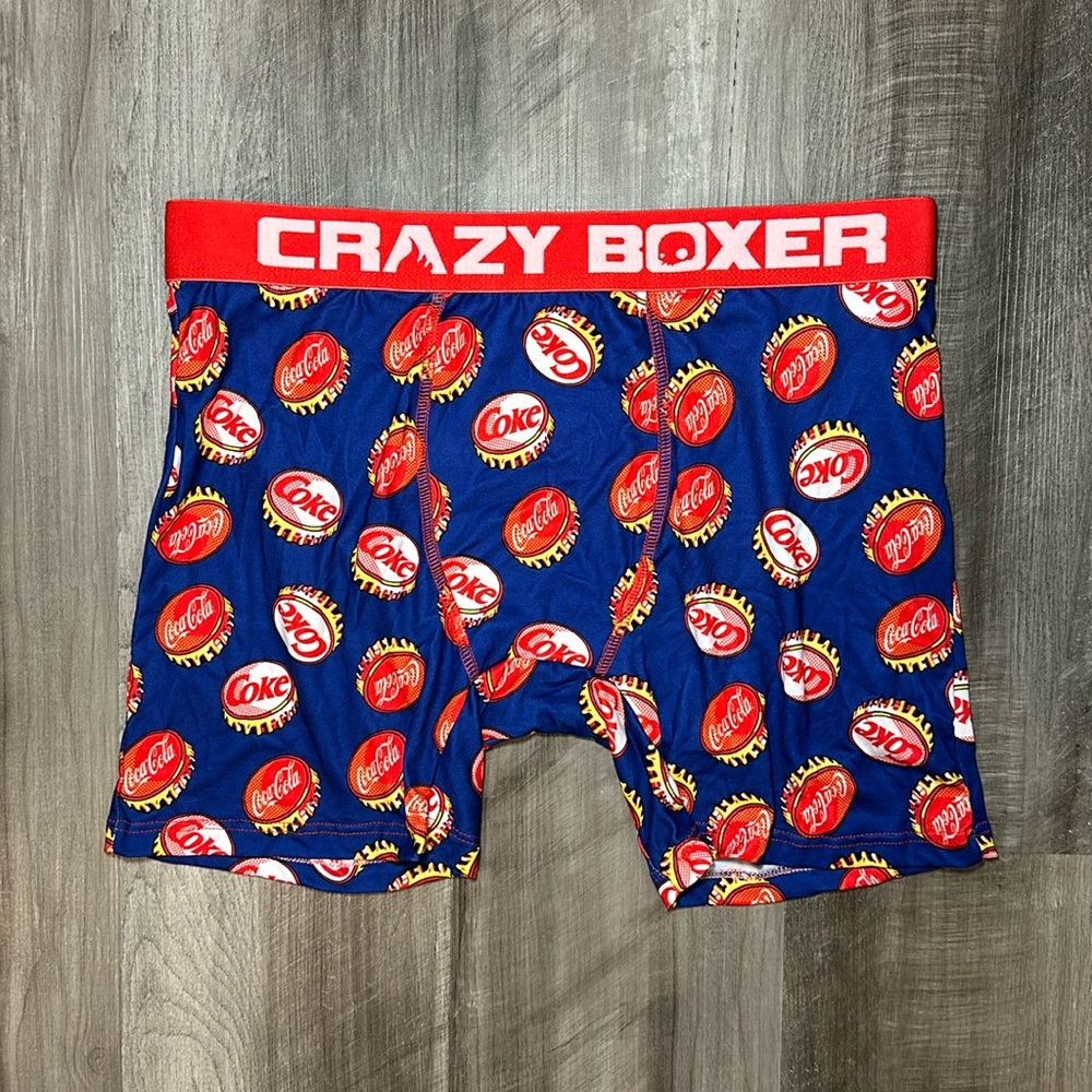 Coca-Cola Bottle Caps Crazy Boxer Boxer Brief - XL